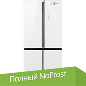 WCD 590 Nofrost Inverter Premium Biofresh White Glass