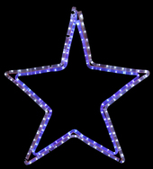 Звезда (56x60 см, белый/синий) [501-514]