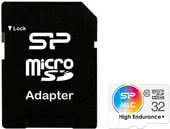 High Endurance microSDHC SP032GBSTHIU3V10SP 32GB (с адаптером)
