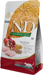 N&D Ancestral Grain Chicken & Pomegranate Adult (с курицей, спельтой, овсом и гранатом) 5 кг