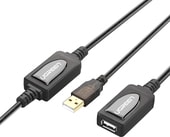 US121 10324 USB Type-A - USB Type-A (20 м, черный)