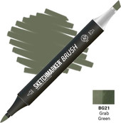 Brush Двусторонний BG21 SMB-BG21 (зеленый грейфер)