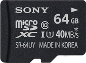 microSDXC UHS-I (Class 10) 64GB (SR64UYAT)