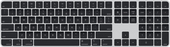 Magic Keyboard MMMR3ZA/A (с Touch ID и цифровой панелью, с черными клавишами, раскладка US English)