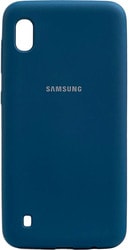 Soft-Touch для Samsung Galaxy A10 (темно-синий)