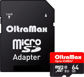 Elite OM064GCSDXC10UHS-1-ElU1 microSDXC 64GB (с адаптером)