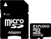 microSDHC Class 10 UHS-I 16GB + адаптер [EX016GCSDHC10UHS-1-30]