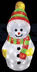 Cнеговик с шарфом 30 см [513-275]