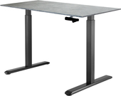 Manual Desk 1380x800x18 мм (бетон чикаго светло-серый/черный)