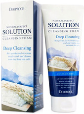 Пенка для умывания Deoproce Natural Perfect Solution Cleansing Foam Deep Cleansing 170 мл