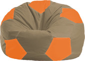 Мяч М1.1-90 (бежевый темный/оранжевый)