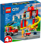 City 60375 Пожарная часть и пожарная машина