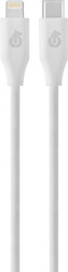 Life USB Type-C - Lightning DC11WH12LF-CL (1.2 м, белый)