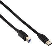 54502 USB Type-B - USB Type-A (5 м, черный)
