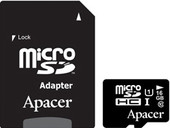 microSDHC UHS-I (Class 10) 16GB + адаптер (AP16GMCSH10U1-R)