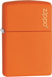 Orange Matte with Zippo Logo [231ZL-000023]