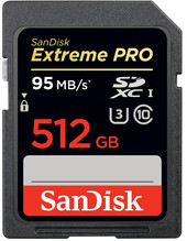 Extreme PRO SDXC UHS-I 512GB (SDSDXPA-512G-G46)