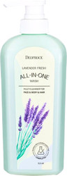 Гель для умывания Deoproce Lavender Fresh All In One Wash 510 мл