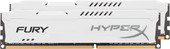 HyperX Fury White 2x4GB KIT DDR3 PC3-12800 HX316C10FWK2/8