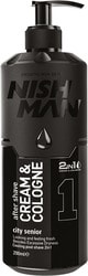 01 After Shave Cream Cologne City Senior 2 in 1 (200 мл)