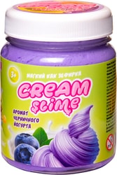 Cream-Slime с ароматом черничного йогурта SF02-J