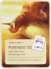 Тканевая маска Pureness 100 Snail Mask Sheet - Skin Damage Care