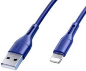 USB Type-A - Lightning US-SJ500 (1 м, синий)