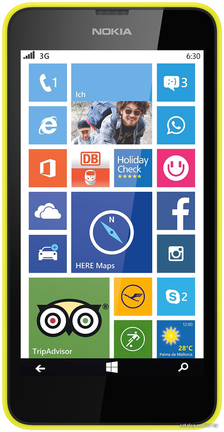 Обзор смартфона Nokia Lumia Dual SIM: знакомимся с Windows Phone / Смартфоны