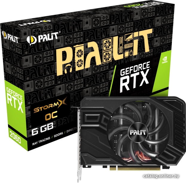 新春値下】PALIT Geforce RTX2060 STORMX OC 6G - PCパーツ