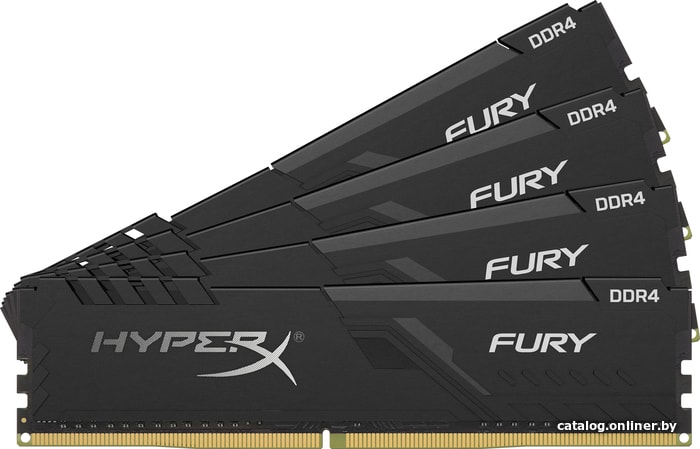 HyperX Fury 4x16GB DDR4 PC4-27700 HX434C16FB3K4/64 оперативную память купить в Минске
