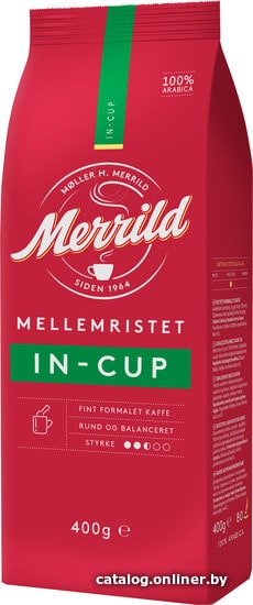 Merrild In Cup молотый 400 г кофе купить в Минске