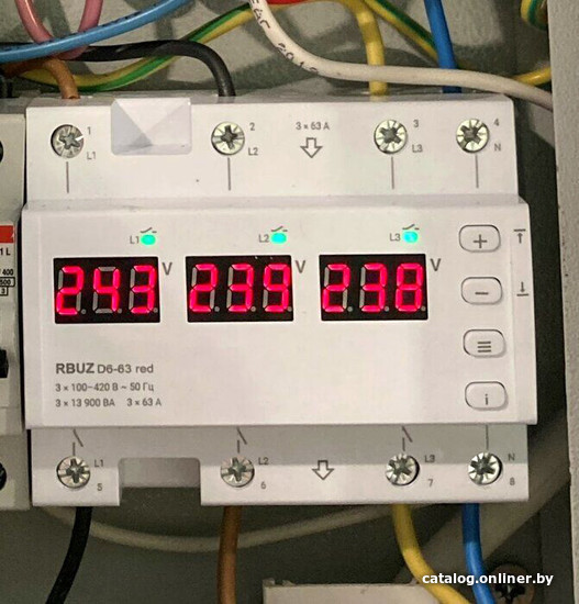 RBUZ D6-63 реле напряжения купить в Минске