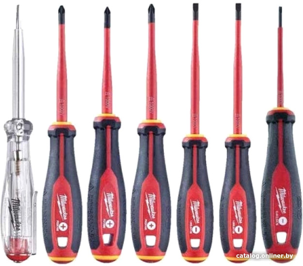 Milwaukee 4932478738 (7 предметов) набор отверток купить в Минске