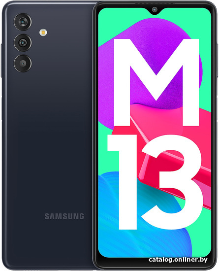 Samsung Galaxy M13 SM-M135F/DSN 4GB/64GB (темно-синий) смартфон купить ...
