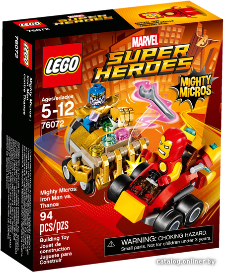 Lego Marvel Super Heroes 76072 Zheleznyj Chelovek Protiv Tanosa Konstruktor Kupit V Minske