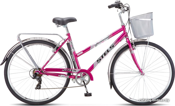 Stels Navigator 350 Lady 28 Z010 (фиолетовый, 2019) велосипед купить в ...