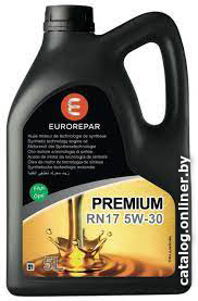 Eurorepar Premium RN17 5W-30 5л моторное масло купить в Минске