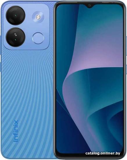 Infinix Smart 7 HD X6516 2GB/64GB (голубой шелк) смартфон купить в Минске