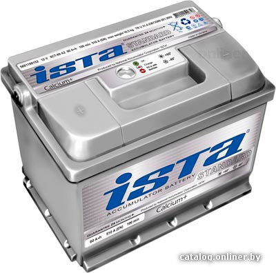 ISTA Standard 6CT-77 A1 E (77 А/ч) автомобильный аккумулятор купить в Минске
