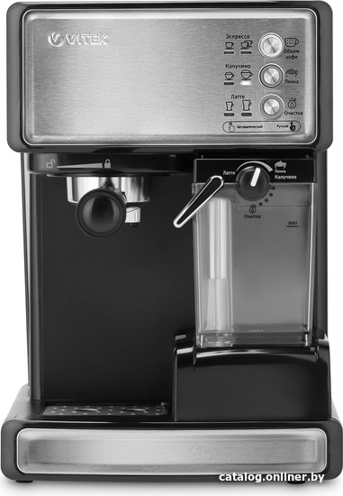 Vitek VT-1514 BK рожковую кофеварку купить в Минске