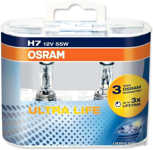 Osram H7 Ultra Life 2sht 64210ult Hcb Galogennuyu Lampu Kupit V Minske