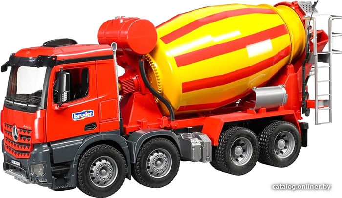 Бетономешалка машина фото Bruder Mercedes-Benz Arocs Cement mixer truck 03654 грузовик купить в Солигорске