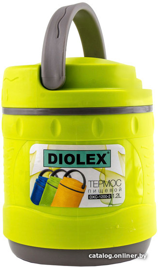 Diolex DXС-1200-2 1.2л (зеленый) термос для еды купить в Минске