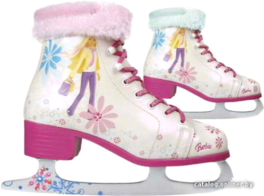 Какие лучше коньки ребенку. Женские фигурные коньки Powerslide Ice 990003 Barbie broudway. Коньки фигурные Powerslide Pop Art blondie. Коньки для девочки 5 лет. Детские коньки для девочки 5 лет.