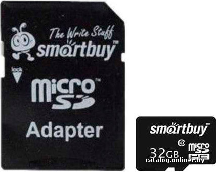 Карта памяти smartbuy microsd 32gb class 10 sb32gbsdcl10 01 адаптер