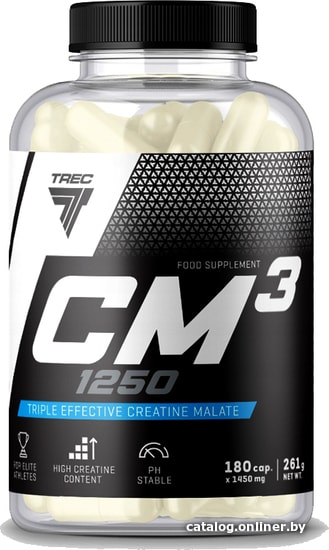 Trec Nutrition Creatine Malate CM3 1250 (180 капсул) креатин малат ...