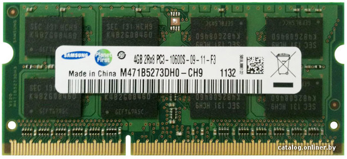 Samsung 4gb Ddr3 So Dimm Pc3 10600 M471b5273dh0 Ch9 Operativnuyu Pamyat Kupit V Minske