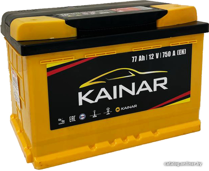 Kainar R (77 А·ч) автомобильный аккумулятор купить в Минске