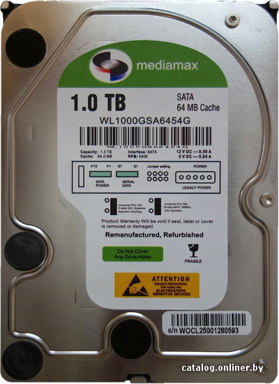 Wd Mediamax 1tb Wl1000gsa6454g Zhestkij Disk Kupit V Minske