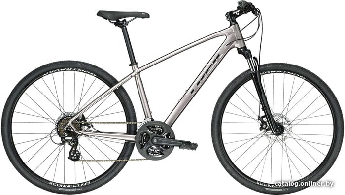 Велосипед Trek Dual Sport 1 (серебристый, 2019)